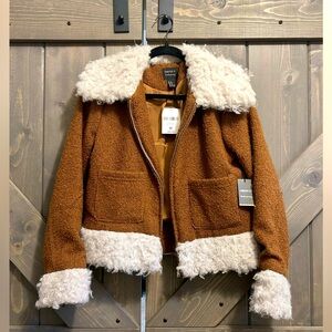 Stylish Sherling Coat.